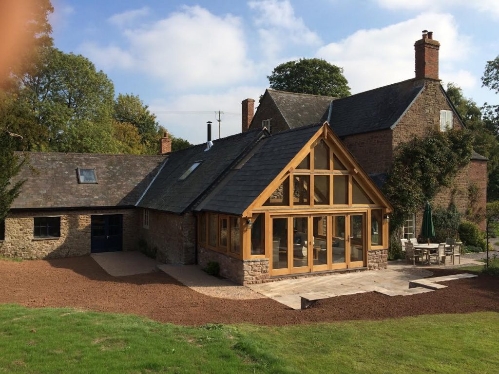 My Favourite Oak framed extension Wye Oak