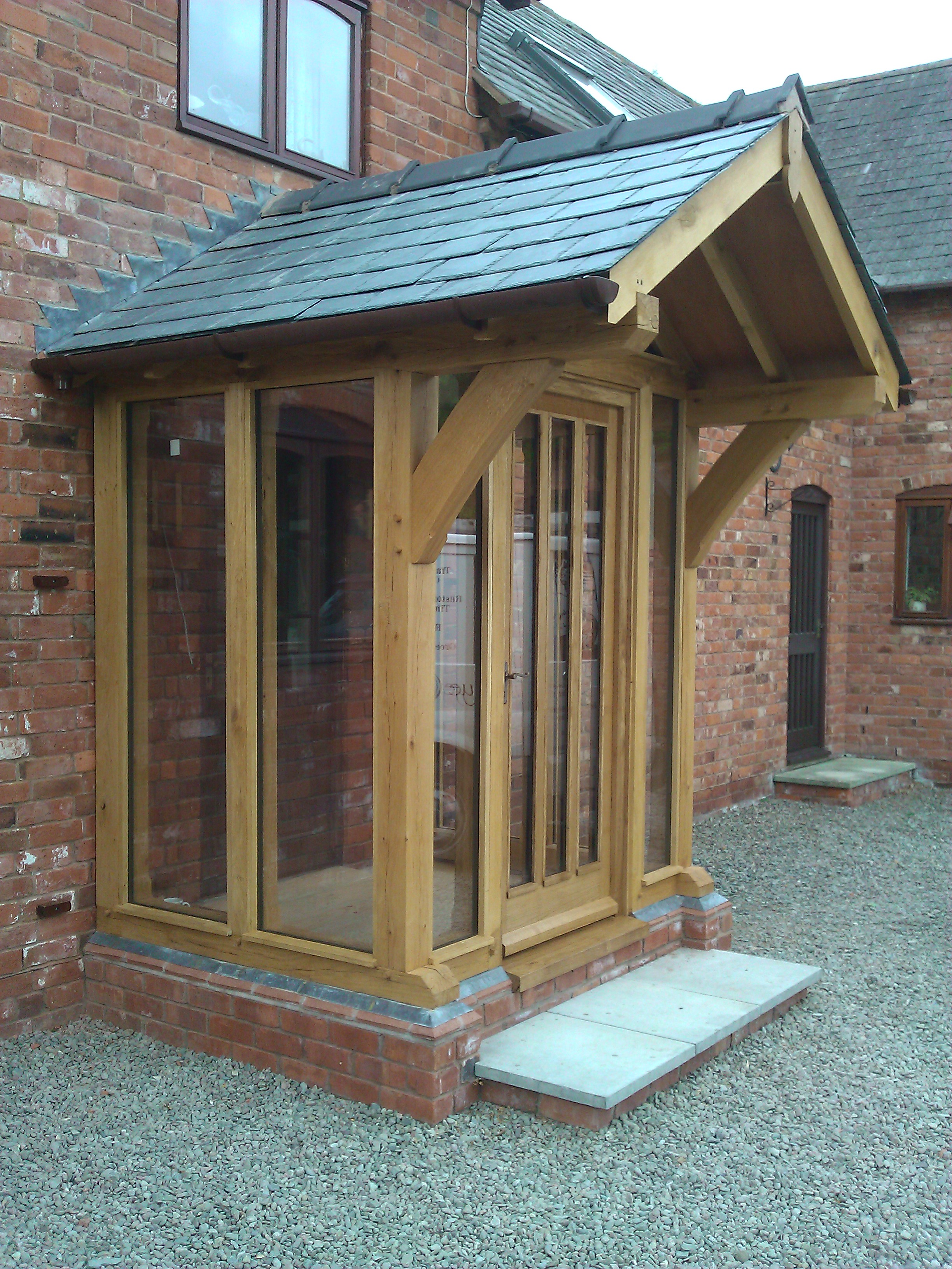Glazed Enclosed Oak Porch Wye Oak