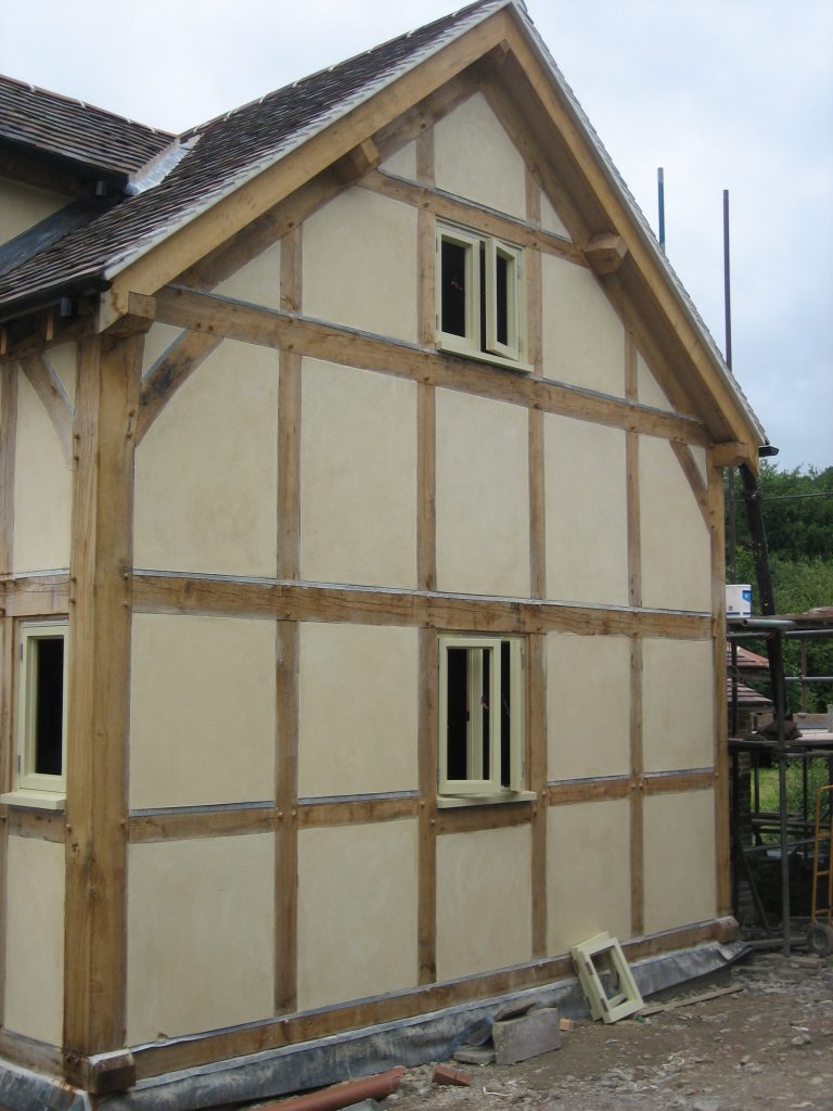 Oak extension with render panels
