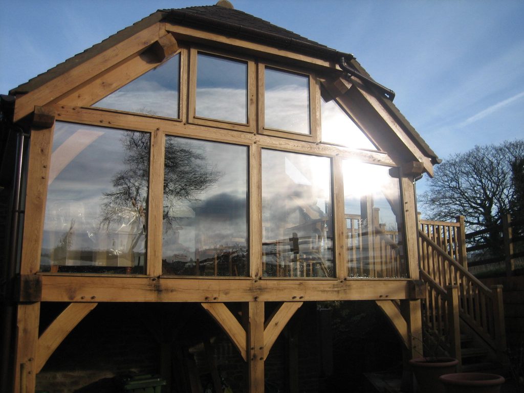Oak and glass extension near Leominster